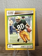 2022 Score - James Lofton #102 Gold- Green Bay Packers