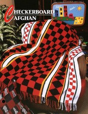 Checkerboard Afghan  Annie's Crochet Quilt  Afghan Club QAC320-01