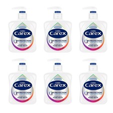 Carex 2 Hour Protection Antibacterial Moisture Hand Wash, Pack of 6 x 250ml uk 5.41 per litre
