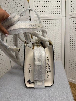 COACH Rogue 25 Leather Satchel Bag Sketch Print New York Chalk