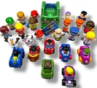 Vintage Fisher Price Chunky Little People Lot Of 25 People Cars Truck Pets