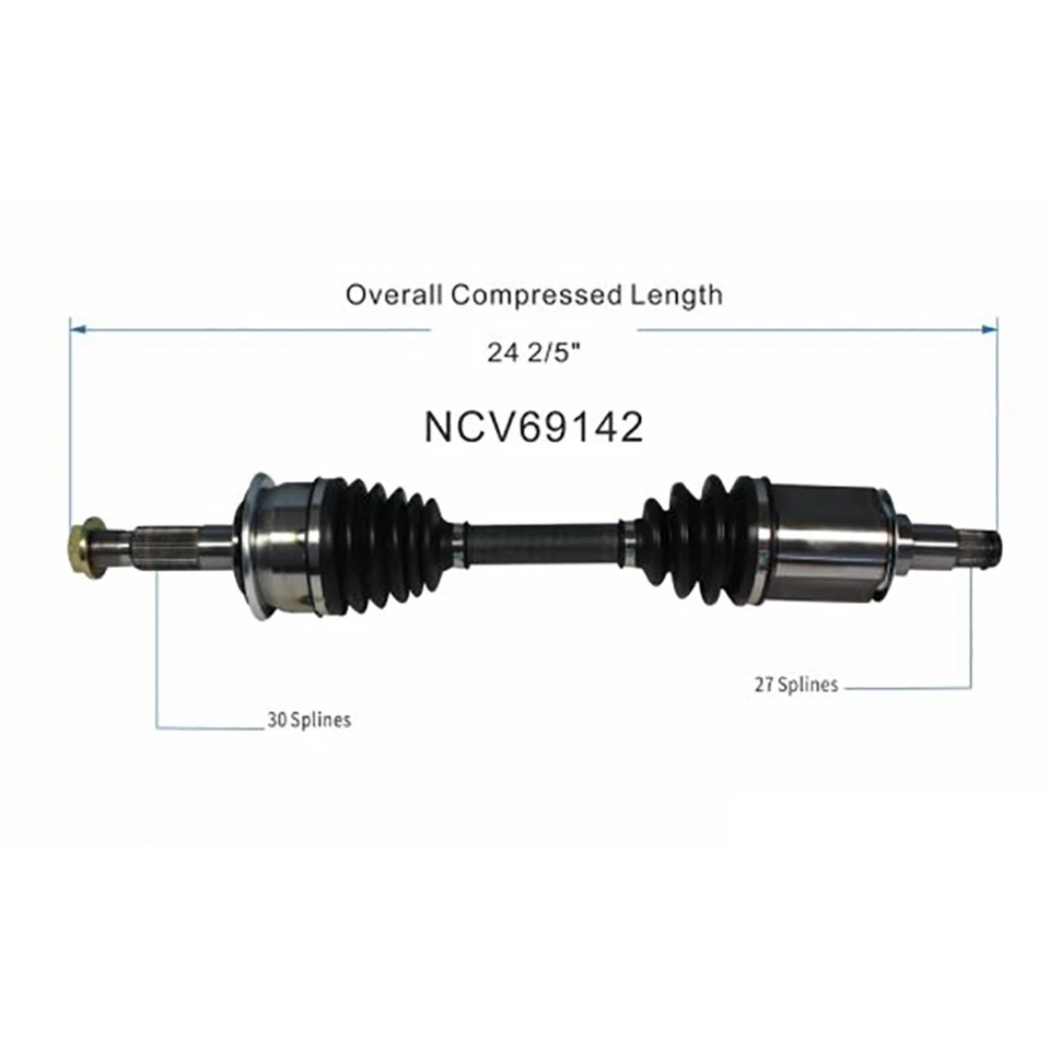 Eixo dianteiro CV conjunto de eixo conjunto CV para 1996-2002 Toyota 4Runner 2.7L 3.4L - Imagem 2 de 3