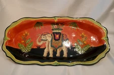 Stunning Elephate Serving Tray -New West Indies Style - Great details