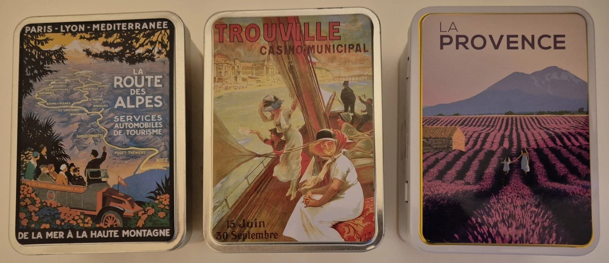 ANCIENNE BOÎTE EN bois pour jeu de cartes Publicitaire St RAPHAËL EUR