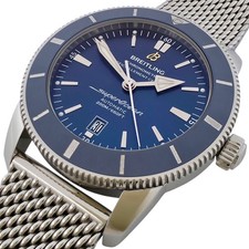 Breitling SuperOcean Heritage II B20 AB2020 46mm Blue Dial Automatic Men's Watch 5