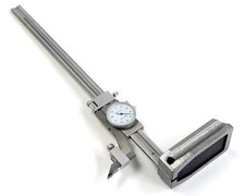 HHIP 4300-0028 Stainless Steel Dial Height Gage, 0 - 6 Size