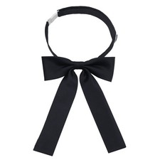 Bow Ties for /Girls, Pre-tied Adjustable Bowties Solid Color Polyester Bow Ti...