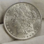 1889 US Morgan Silver Dollar $1 AU+