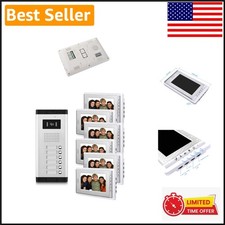 Elegant 6-Screen Video Intercom System with Dual-Way Audio Adjustable Features
