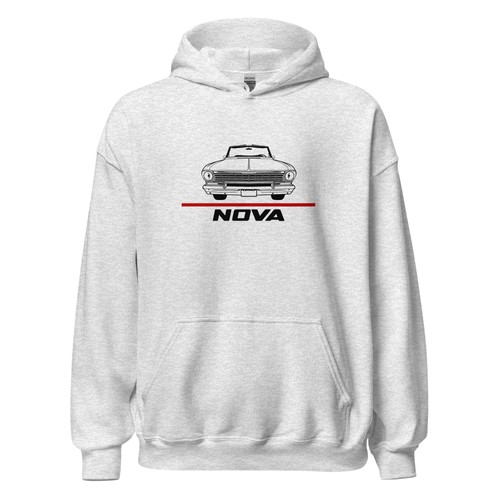 Premium Hoodie For Chevrolet Nova 1963 Convertible Car Fans Christmas Gift - Picture 8 of 11