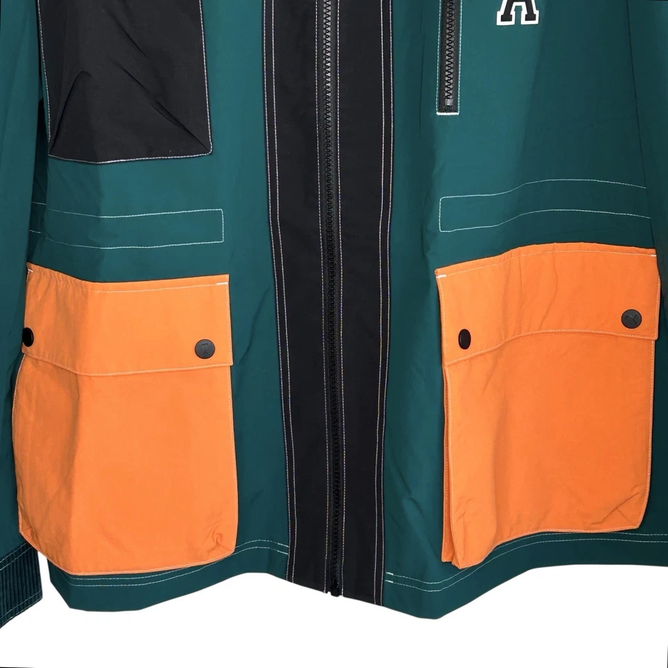 Chaqueta Puma X Ami Cremallera Grande Verde Ropa Deportiva Con Capucha Heritage Calle Exterior Nueva con Etiquetas Foto 4 de 4
