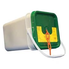 Plastic Chain, Safety Orange, 160 Ft Length, Gloss, 50012-P