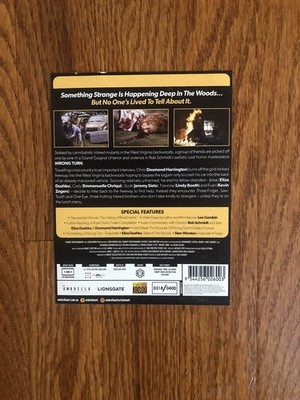 J CARD ONLY NO MOVIE Wrong Turn Blu-ray 2003 Umbrella 0318/0400