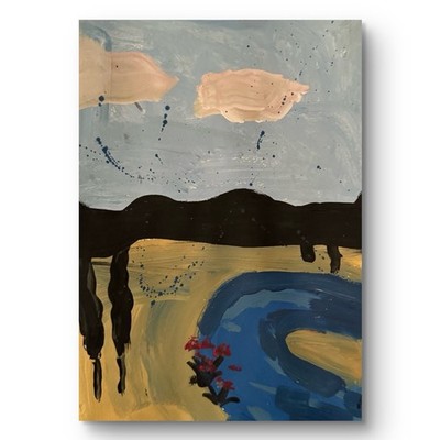 HASWORLD ORIGINAL LANDSCHAFT ABSTRAKT NEO EXPRESSIONIST IMPRESSIONISMUS