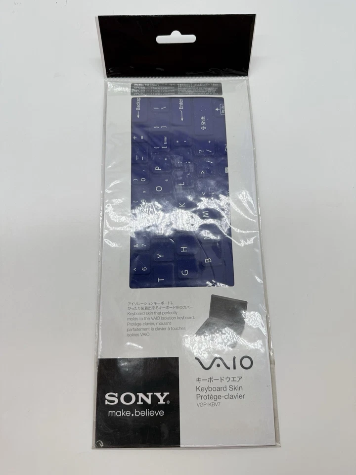 Sony Ultra-Thin Keyboard Skin For VAIO Notebook Vibrant Blue - REF# VGPKBV7 - Image 3 of 3