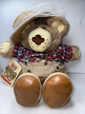 Furskins 24'' Beekeeper Boone, Plush Bear Xavier Roberts 1986 Vintage 