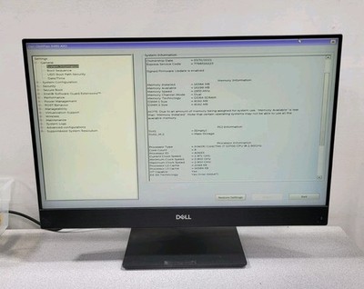 Dell OptiPlex 5480 AIO i7-10700 16GB RAM 1 TB NVMe No O/S Nvidia GTX 1050