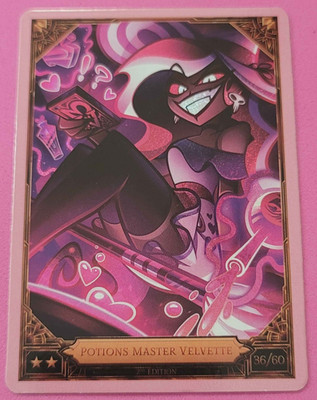 2nd Edition FOIL Potions Master Velvette 36/60 - S2 Hazbin Hotel Trading Card