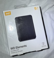WD Elements Portable 5TB External HardDrive WDBU6Y0050B8K-WESN