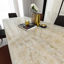 Marble Contact Paper for Cabinets Beige Marble Film Countertop Vinyl Peel and St