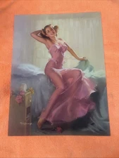 Vintage Bill Medcalf “Beautiful Morning” Pin-Up Print - Brown & Bigelow 1940s
