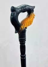 Wooden walking stick hand carved Beautiful Christmas wooden walking gift