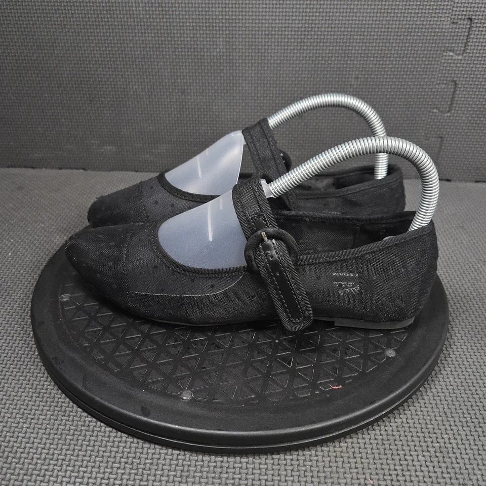 Zapatos Seychelles para mujer talla 7 Mary Jane planos negros punta espuma viscoelástica Foto 3 de 4