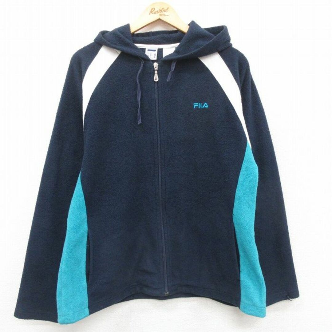 Vintage Fila manica lunga pile giacca felpa donna anni 00 un punto usato0
