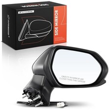 Passenger Side Power Door Mirror - Compatible with Right Passenger Side Black