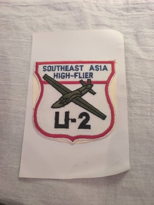 USAF U-2 Southeast Asia High-Flier Patch Vietnam Era Spy Plane Reconnaissance