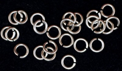 Sterling Silver Open Jump Rings 25pc Findings 19gauge 5mm