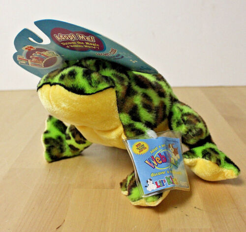 Lil’ Webkinz Lil’Kinz Bull Frog HS114 Feb 2008 New Sealed Code NWT Plush Stuffed - Picture 1 of 6