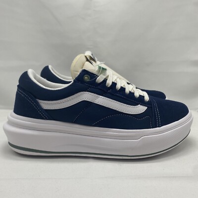 Vans Old Skool Over Mens 9 / Womens 10.5 Pop Dress Blues White VN0A7Q5ELKZ