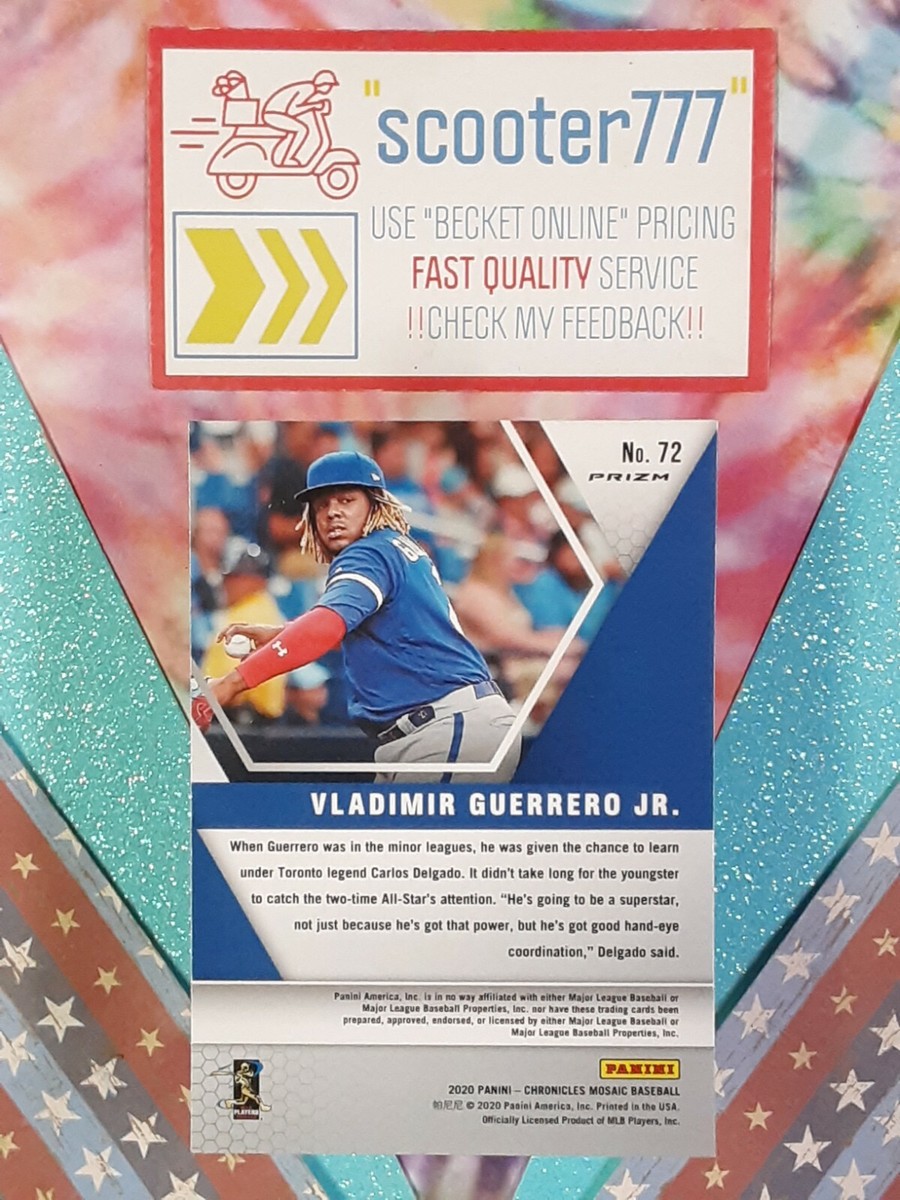 2020 Panini MOSAIC~#72⭐VLADIMIR GUERRERO JR⭐《
