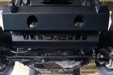 DV8 Offroad SPJL-02 JL/JT Front Bumper Sway-Bar Disconnect Motor Skid Plate