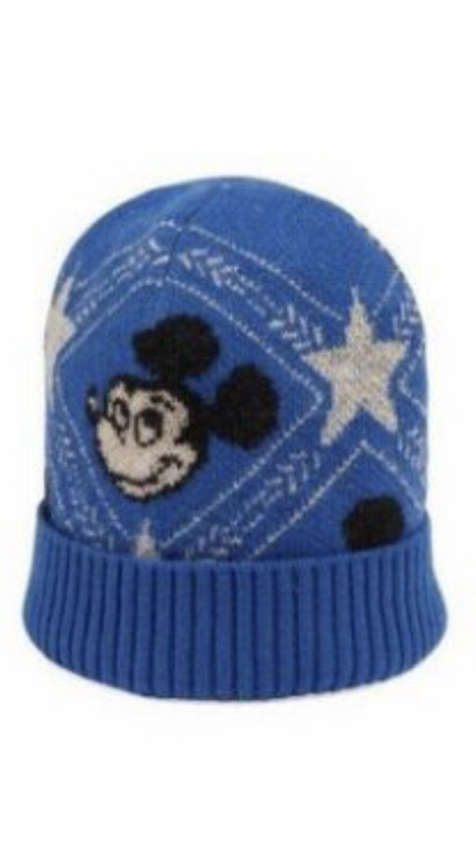 100% Authentic GUCCI X Disney Mickey Mouse Jacquard Knit Beanie