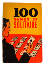 100 Games of Solitaire by Helen L. Coops 1939,Paperback Whitman Publishing Co.