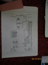 M. Clark Reed Organ Pneumatic Musical Instrument 1897 1892 U.S. Patents