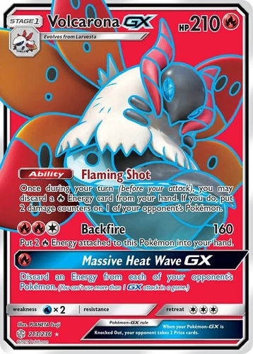 Volcarona GX 213/236 Sm-Cosmic Eclipse