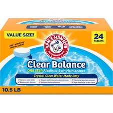 Clear Balance Swimming Pool  Maintenance Tablets, 1 Pack, 24 Count
