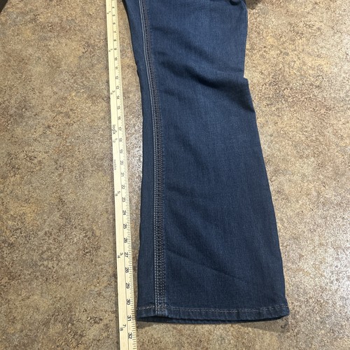 Melissa McCarthy Seven7 Classic Womens Bootcut Jeans 16W Dark Wash Blue Stretch - Picture 5 of 7