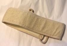 Exfoliating Back Scrubber Bath Shower Strap Spa Skin Brush Sponge Body