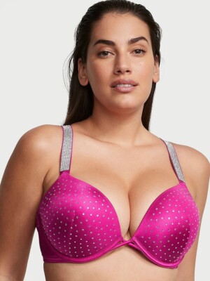 Victoria's Secret Shine Strap Bombshell Push-Up Bikini Top  34B US
