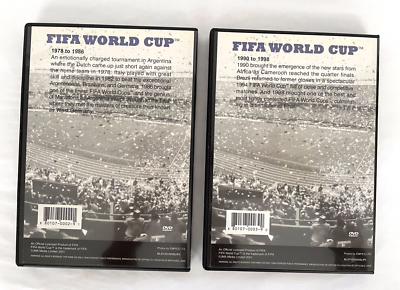 FIFA World Cup Set of 2 DVDs: 1978-1986 & 1990-1998 | eBay