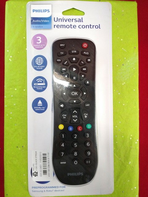 Philips Universal Remote Control for Samsung, Vizio, LG, Sony, Sharp