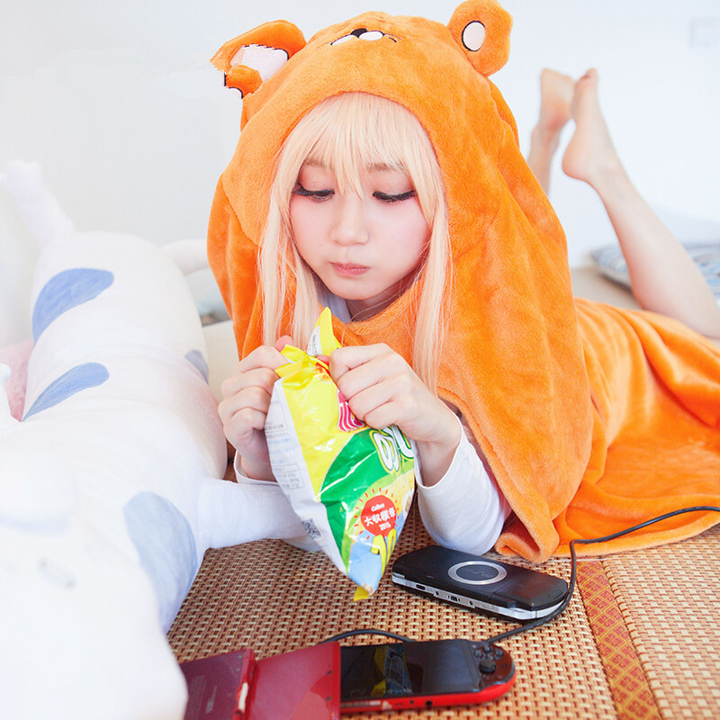 Anime Cosplay Anime Plush Cloak Himouto! Umaru-chan Blanket Soft