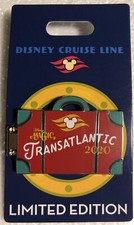 Disney Cruise Line Disney Magic Transatlantic 2020 Maleta Bisagra Prendedor LE 700 DP3