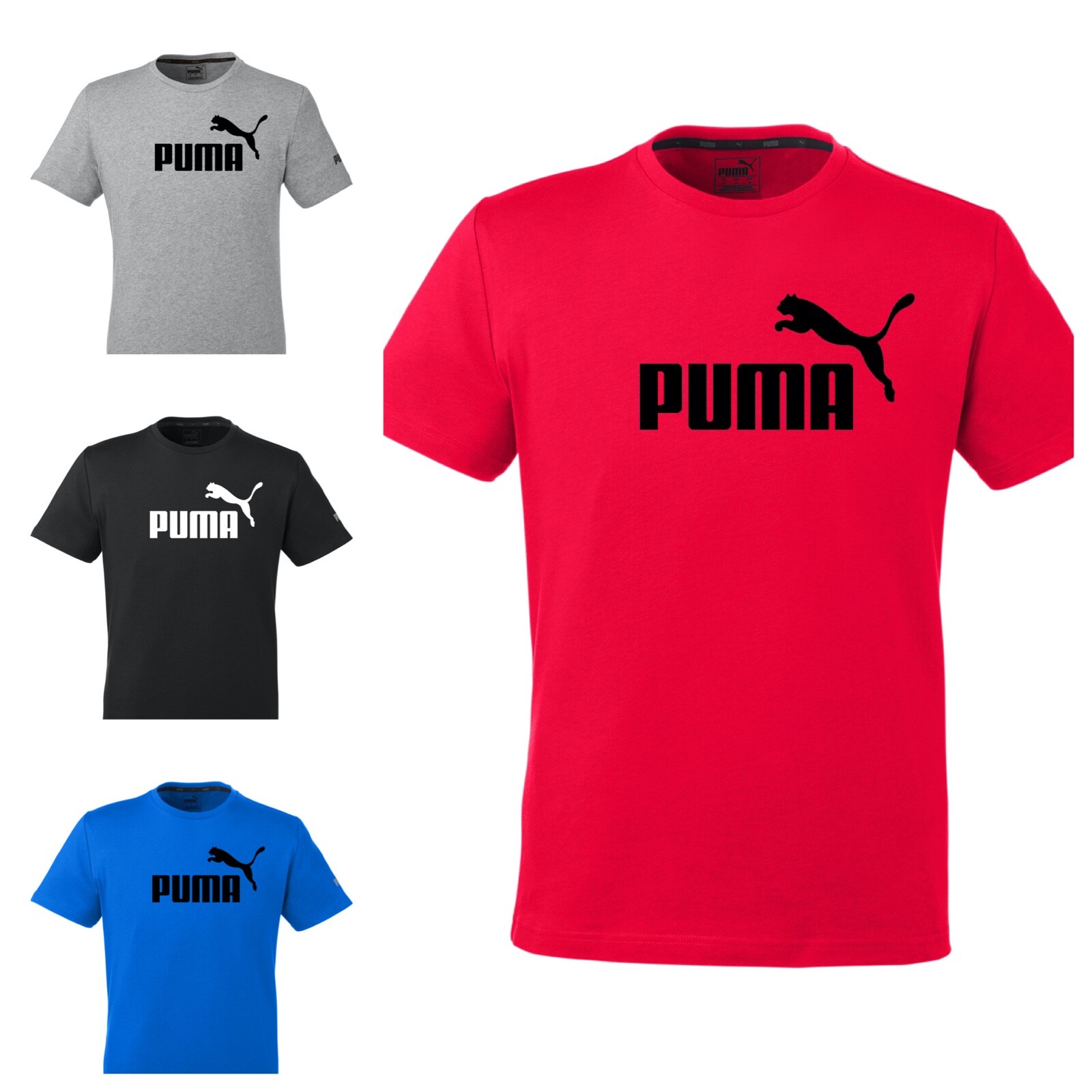 black and red puma t shirt
