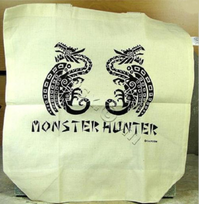 Monster Hunter Cloth Eco-Bag e-Capcom (2008) Brand New Bagged Japan Import 
