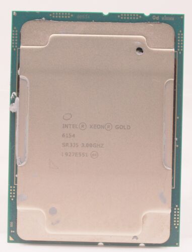 Pair of SR3J5 Intel Xeon Processor Gold 6154